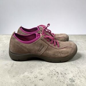 Dansko Suede Comfort Walking Shoes Size 9-9.5 EU 40 Lace Up Sneakers